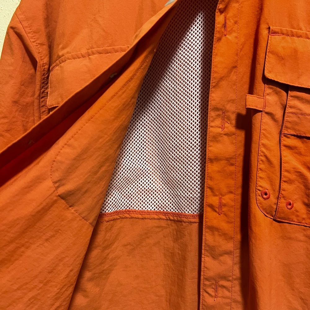 Columbia Burnt Orange Outdoor Shirt - Picture 5 of 9
